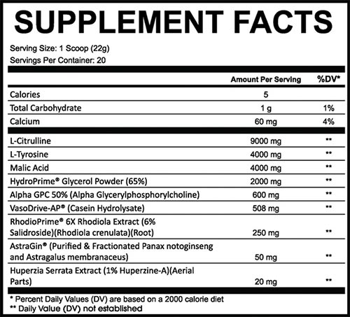 Uxo Supplements Red Dot Label
