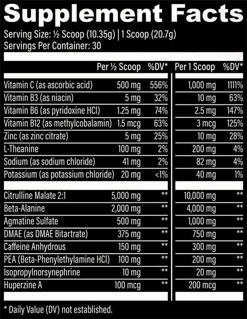 Hard Body Labs Cage Label