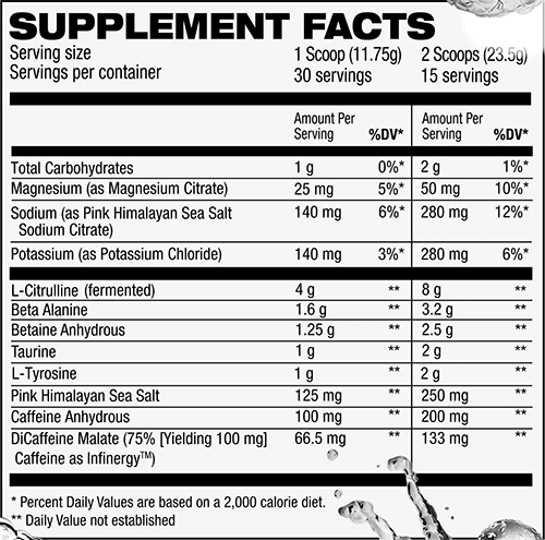 Hosstile Foundation Pre Workout Label