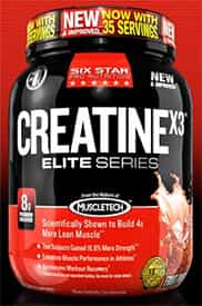 Six Star Muscle improve their Creatine X3 formula and raise it's serving count