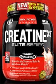 Six Star Muscle improve their Creatine X3 formula and raise it's serving count Six Star Muscle improve their Creatine X3 formula and raise it's serving count