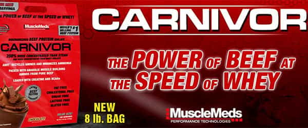 MuscleMeds due to release a 8lb Carnivor and 10lb Carnivor Mass