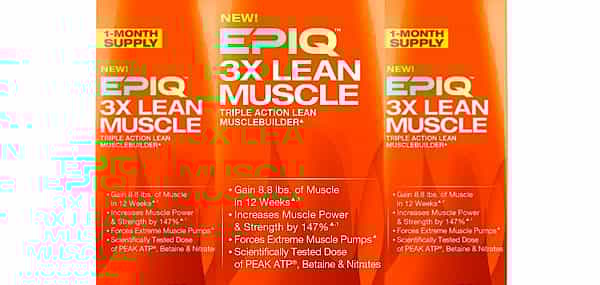 3X Lean Muscle making promises as latest Epiq supplement 3X Lean Muscle making promises as latest Epiq supplement