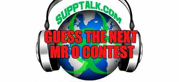 Supp Talk Radio announce their Guess The Mr. O placings Supp Talk Radio announce their Guess The Mr. O placings