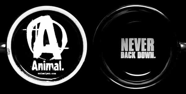 Animal Pak never back down mug released for the same price as their 30 years mug Animal Pak never back down mug released for the same price as their 30 years mug
