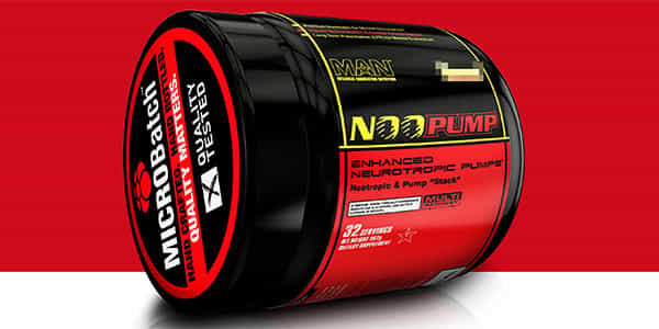 MAN Sports reveal the proprietaries and their weights for NOO Pump