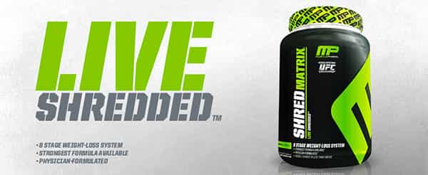 Muscle Pharm make a few changes to their fat burner Shred Matrix Muscle Pharm make a few changes to their fat burner Shred Matrix