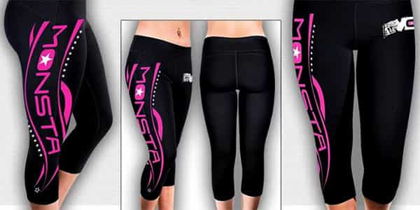 Monsta Clothing's first pair of women's compression pants Monsta Clothing's first pair of women's compression pants