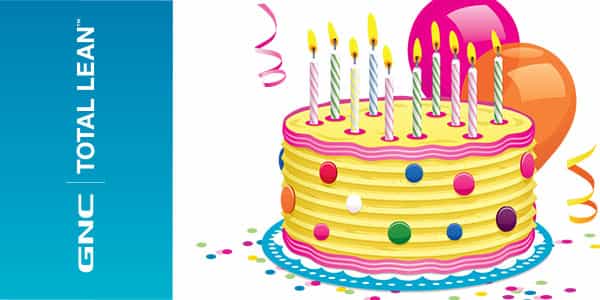 Celebratory vanilla birthday cake added to GNC's Total Lean powder and bar Celebratory vanilla birthday cake added to GNC's Total Lean powder and bar