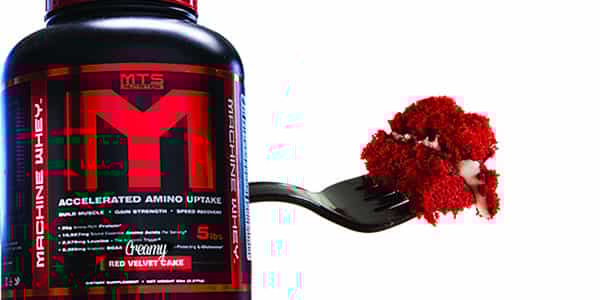 Creamy red velvet cake with real cake bits makes it 9 for Machine Whey Creamy red velvet cake with real cake bits makes it 9 for Machine Whey