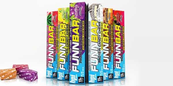 Three more flavors spotted for BPI's high protein candy Funnbar Three more flavors spotted for BPI's high protein candy Funnbar