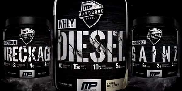 Hardcore Series sees Muscle Pharm transparently dose their protein powder Diesel Hardcore Series sees Muscle Pharm transparently dose their protein powder Diesel