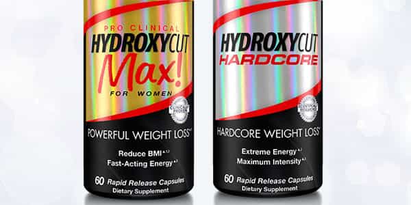 Hydroxycut Max and Hardcore upgraded to cylinder bottles with matching labels Hydroxycut Max and Hardcore upgraded to cylinder bottles with matching labels