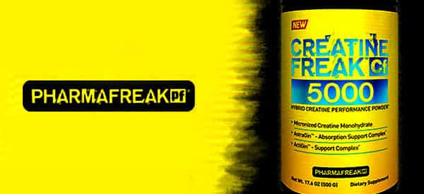 Pharmafreak switch from HCl to monohydrate for Creatine Freak 5000