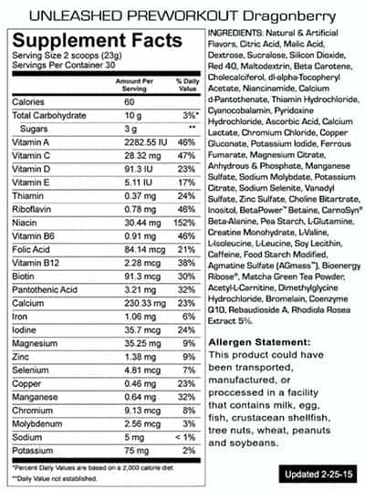 Just Be Natural Unleashed Preworkout Just Be Natural Unleashed Preworkout