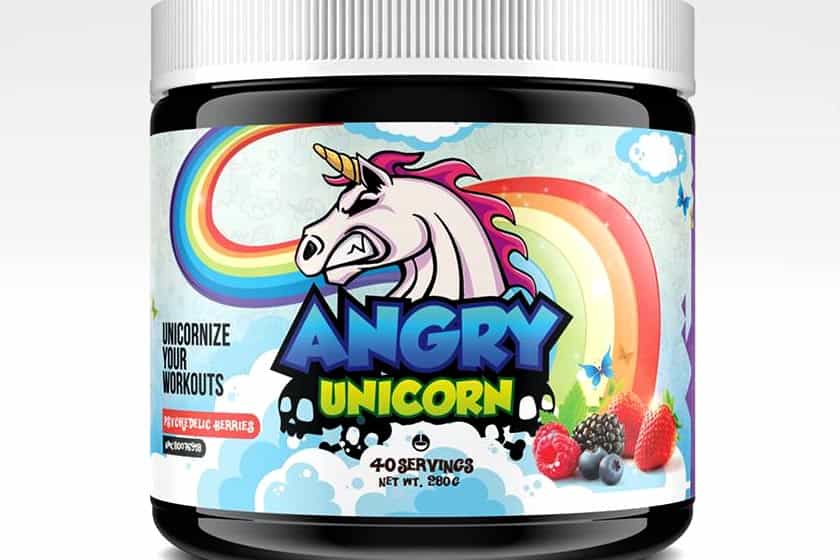 Angry Unicorn preworkout coming soon from Yummy Sports Stack3d
