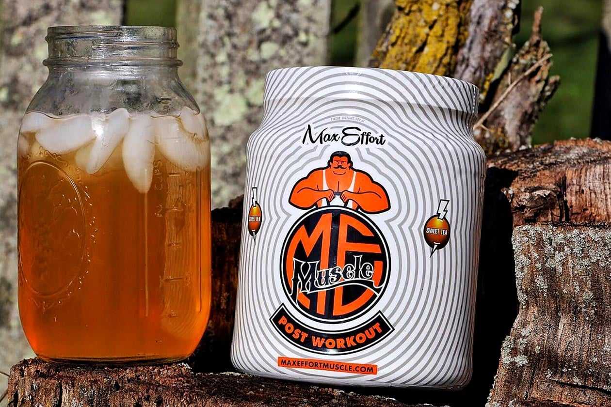 Sweet Tea and Apple Juice added to Max Effort's Post Workout menu Stack3d