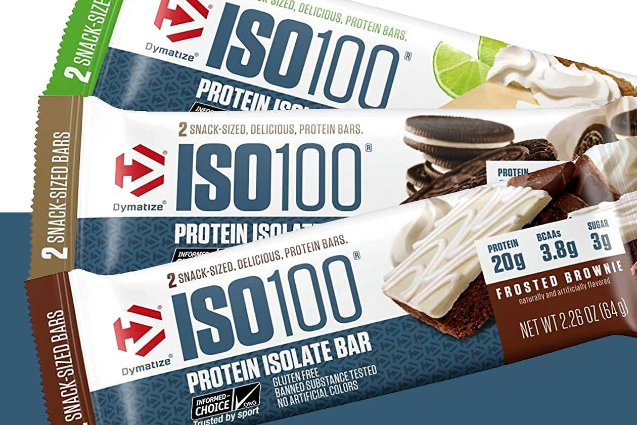 ISO100 Protein Bar a lot like Dymatize's original ISO100 but a bar