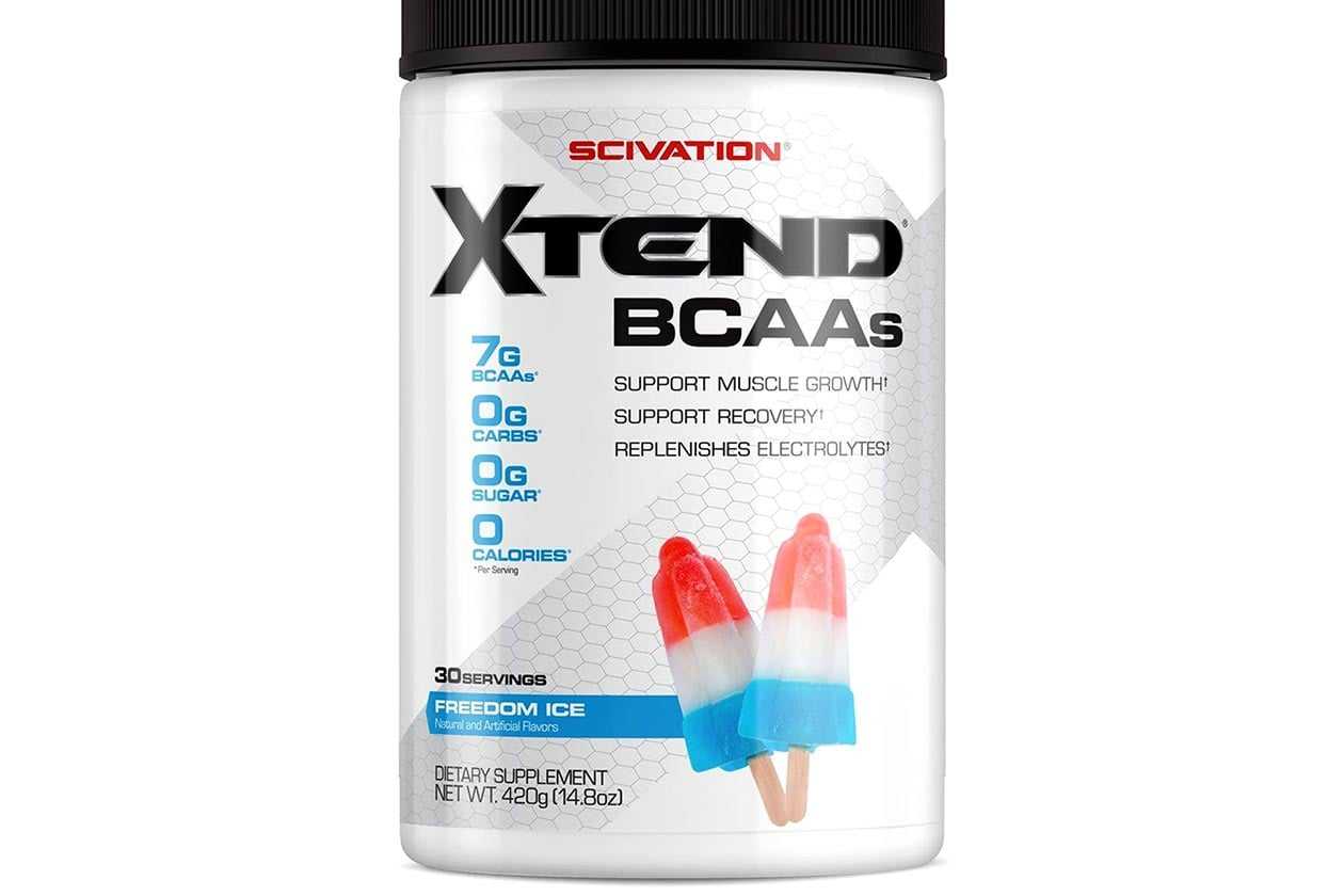 Scivation's Xtend BCAAs is coming soon in a Freedom Ice flavor
