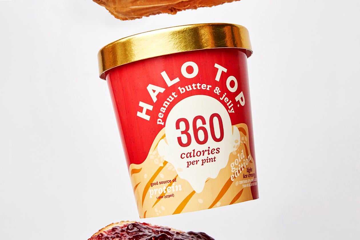 Peanut Butter & Jelly Halo Top available early at Ice Cream Source
