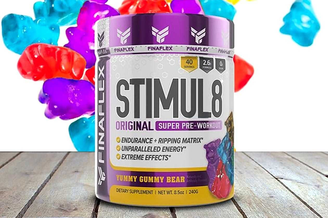 Original Stimul8 preworkout now available in Yummy Gummy Bear