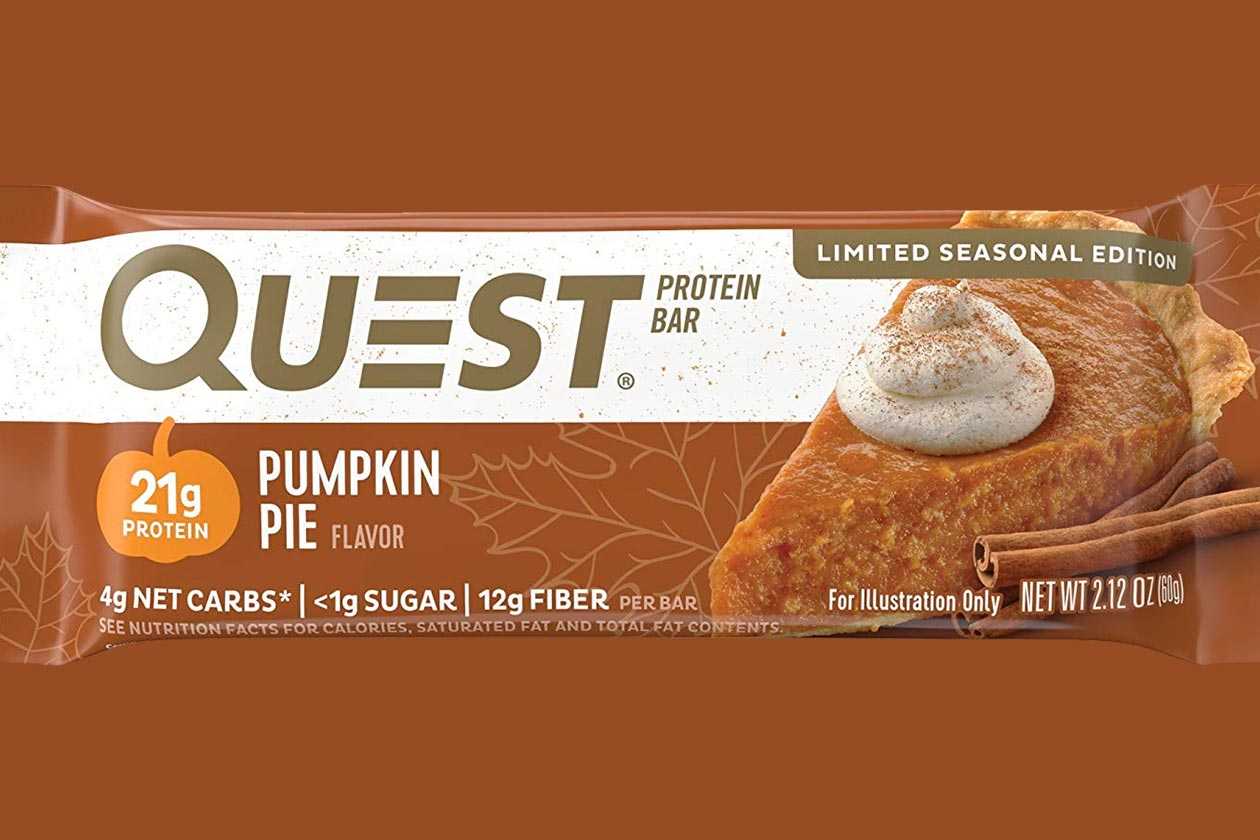 Pumpkin Pie returns with a new Peppermint Bark Quest Bar Stack3d