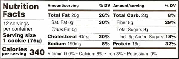 solimo protein cookie