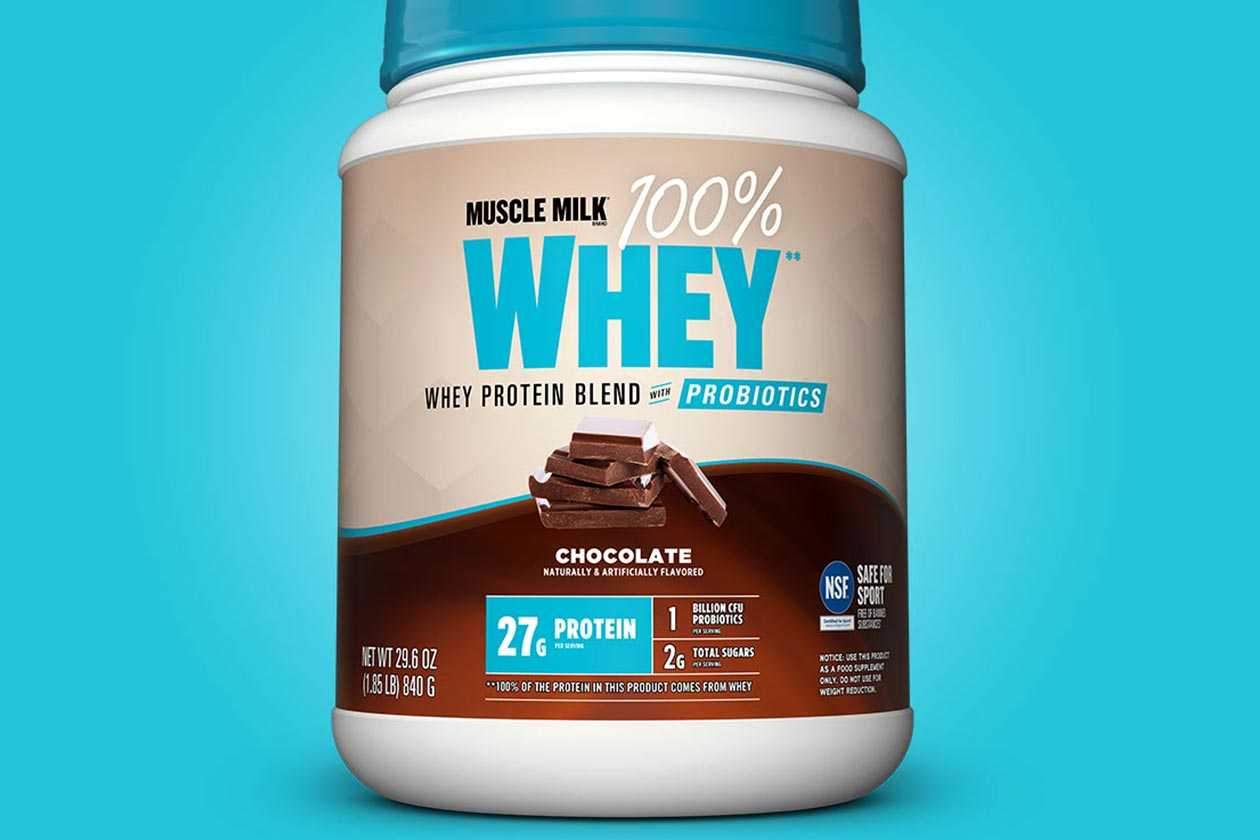 Muscle Milk brand introduces a probiotic infused whey protein blend