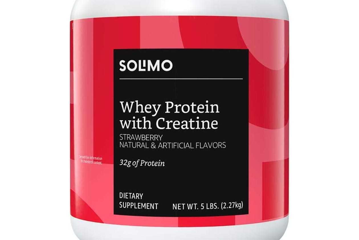 solimo whey protein with creatine
