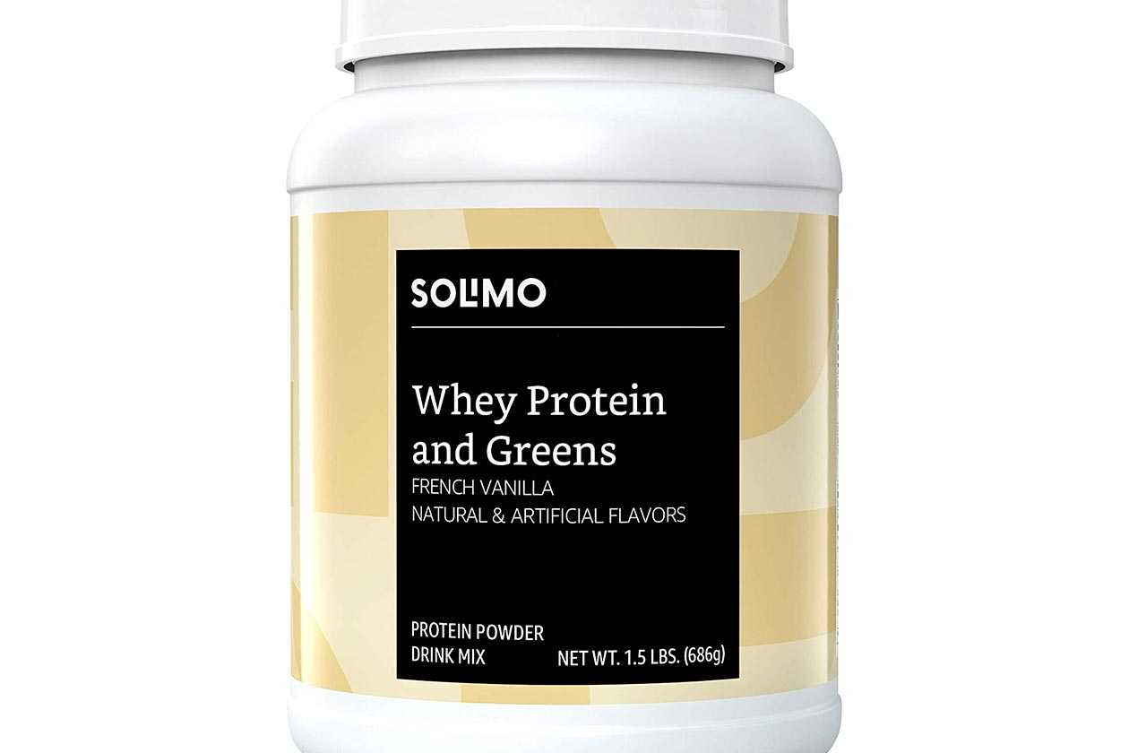 Solimo Whey Protein and Greens