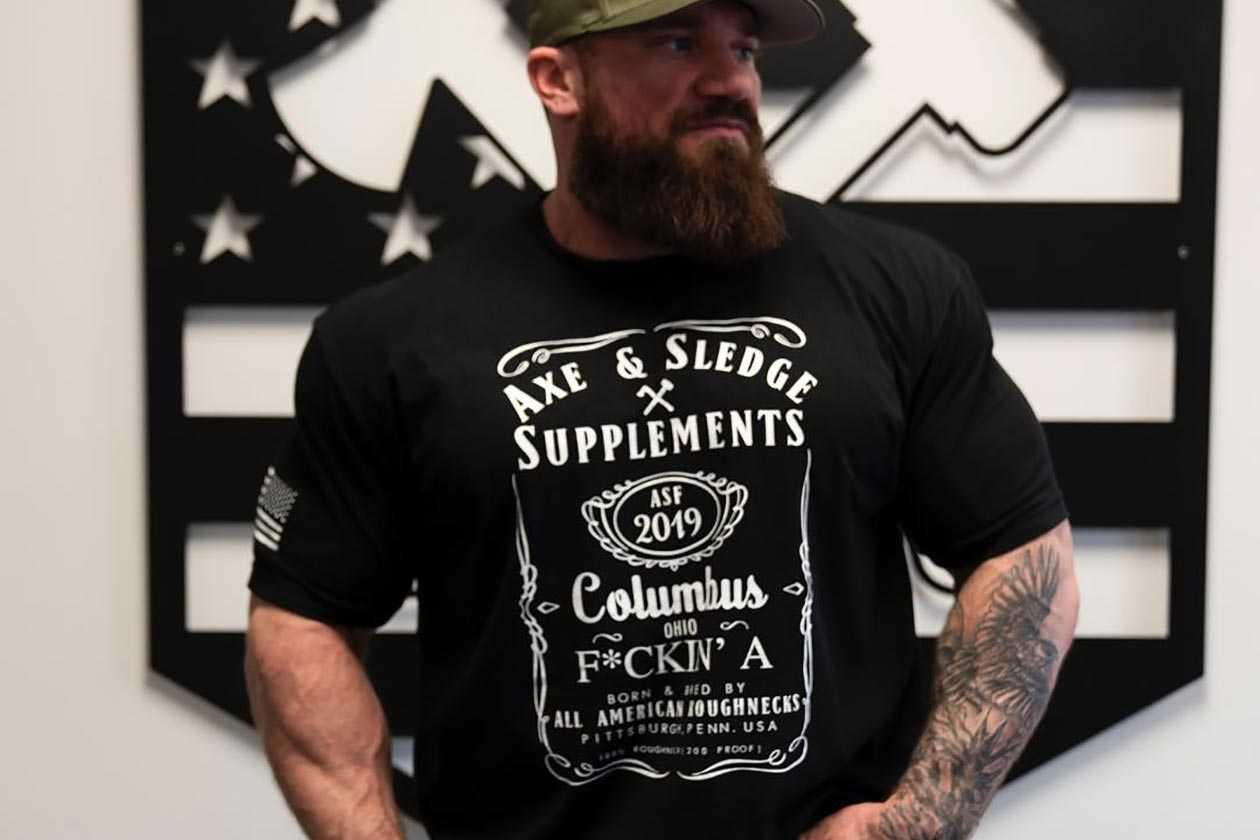 Axe and Sledge shows off its exclusive tee and hats for the Arnold