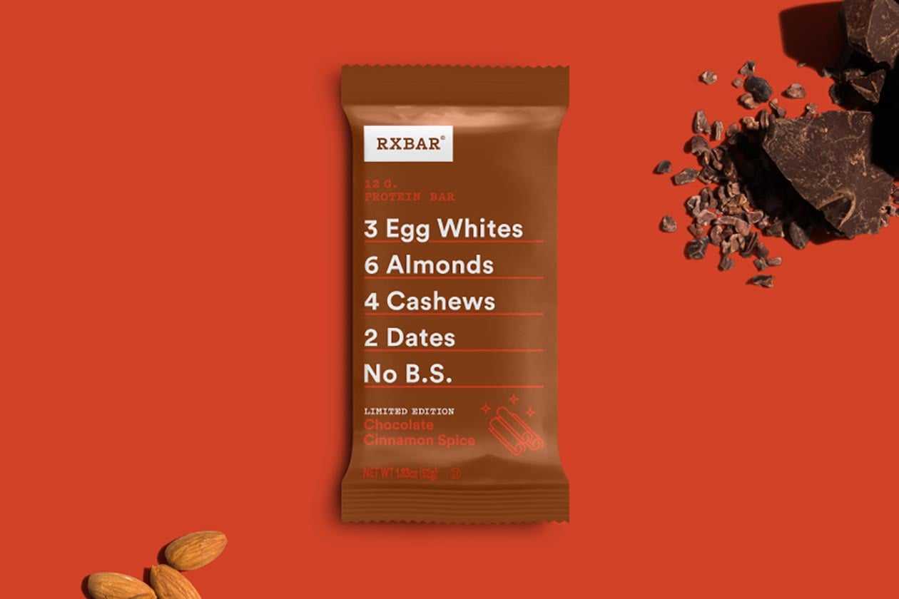 Chocolate Cinnamon Spice RXBar is limited edition and online only Stack3d