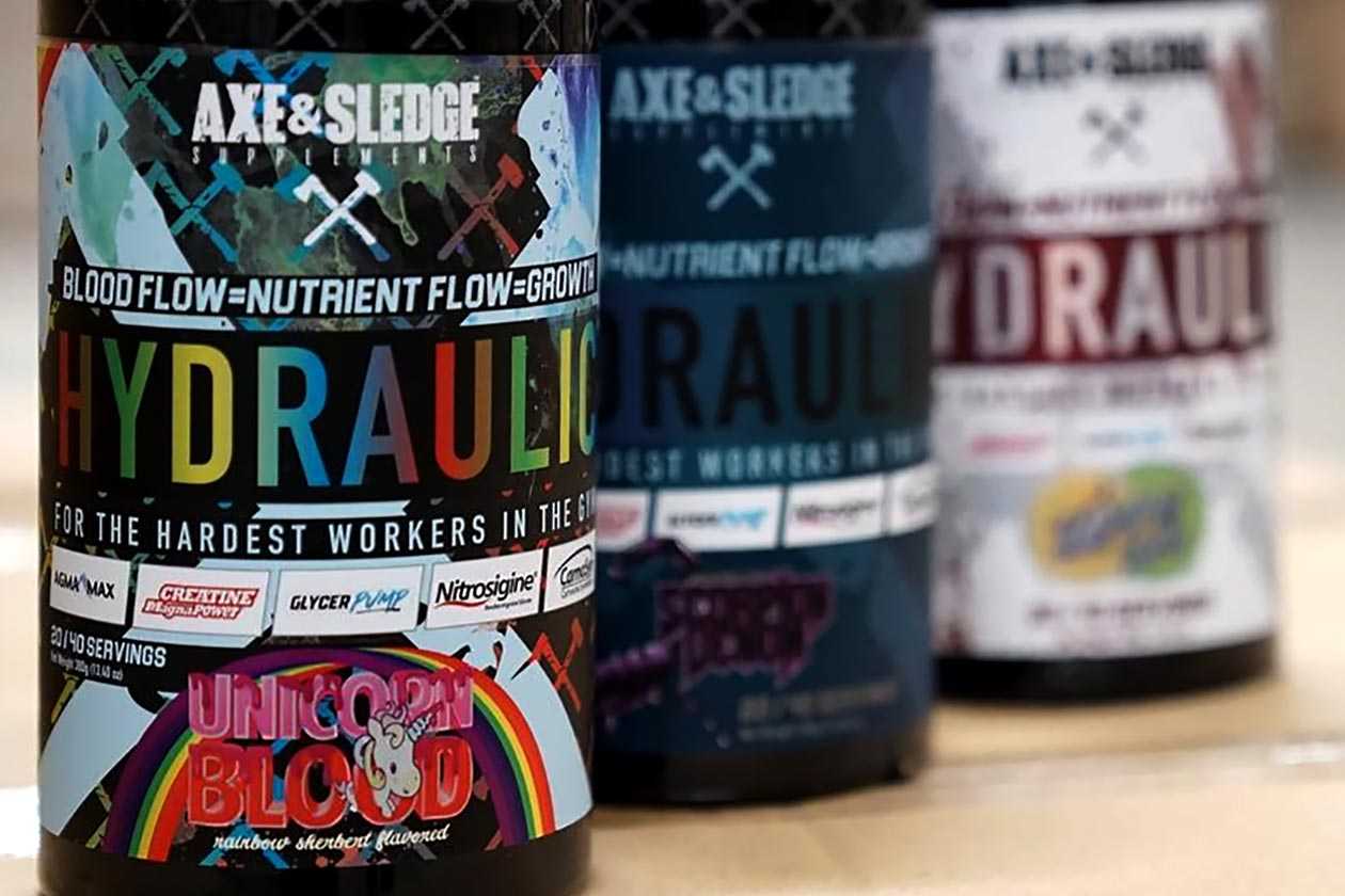 Axe and Sledge's two preworkouts both get a new Unicorn Blood flavor