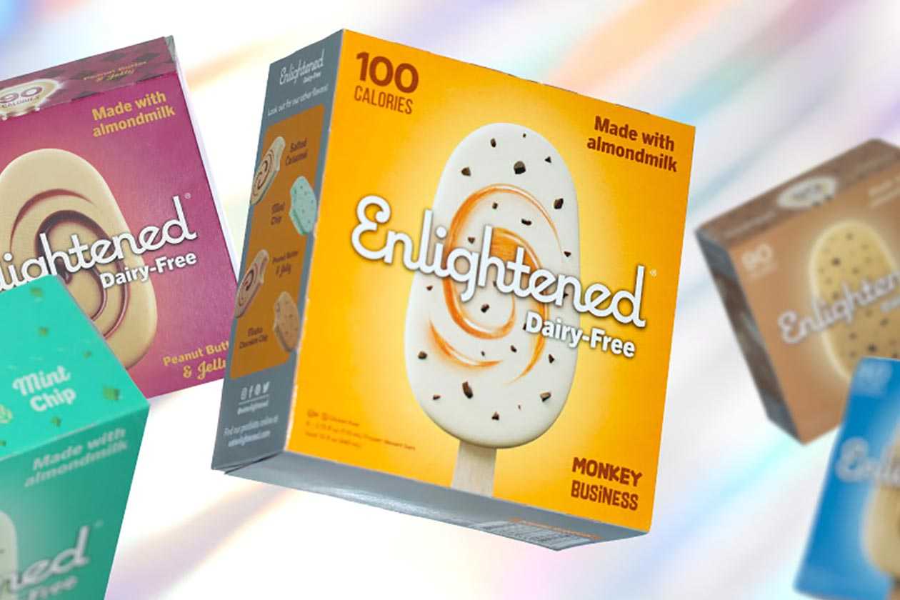 Enlightened creates five dairy free flavors for its ice cream bars