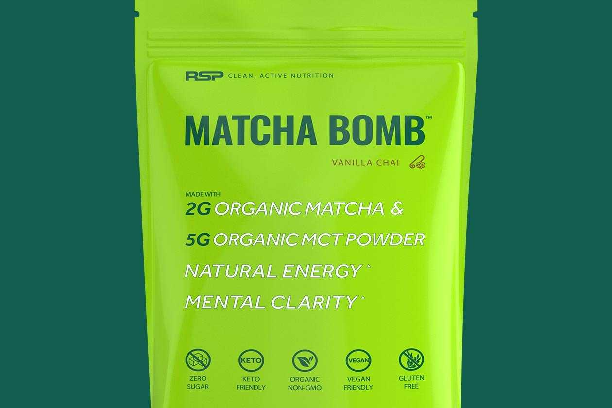 rsp nutrition matcha bomb