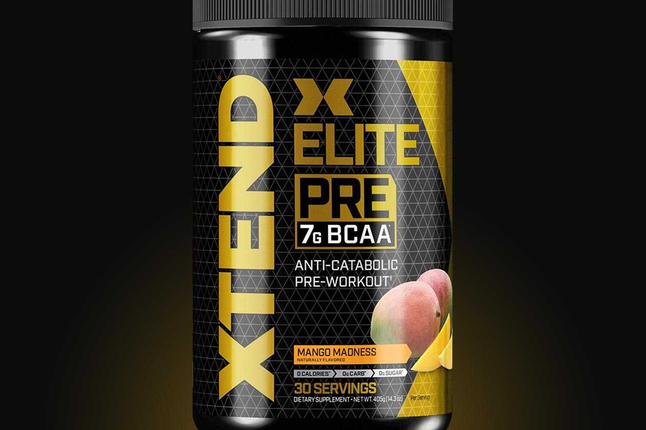 Xtend Elite Pre combines BCAAs, electrolytes and caffeine for energy