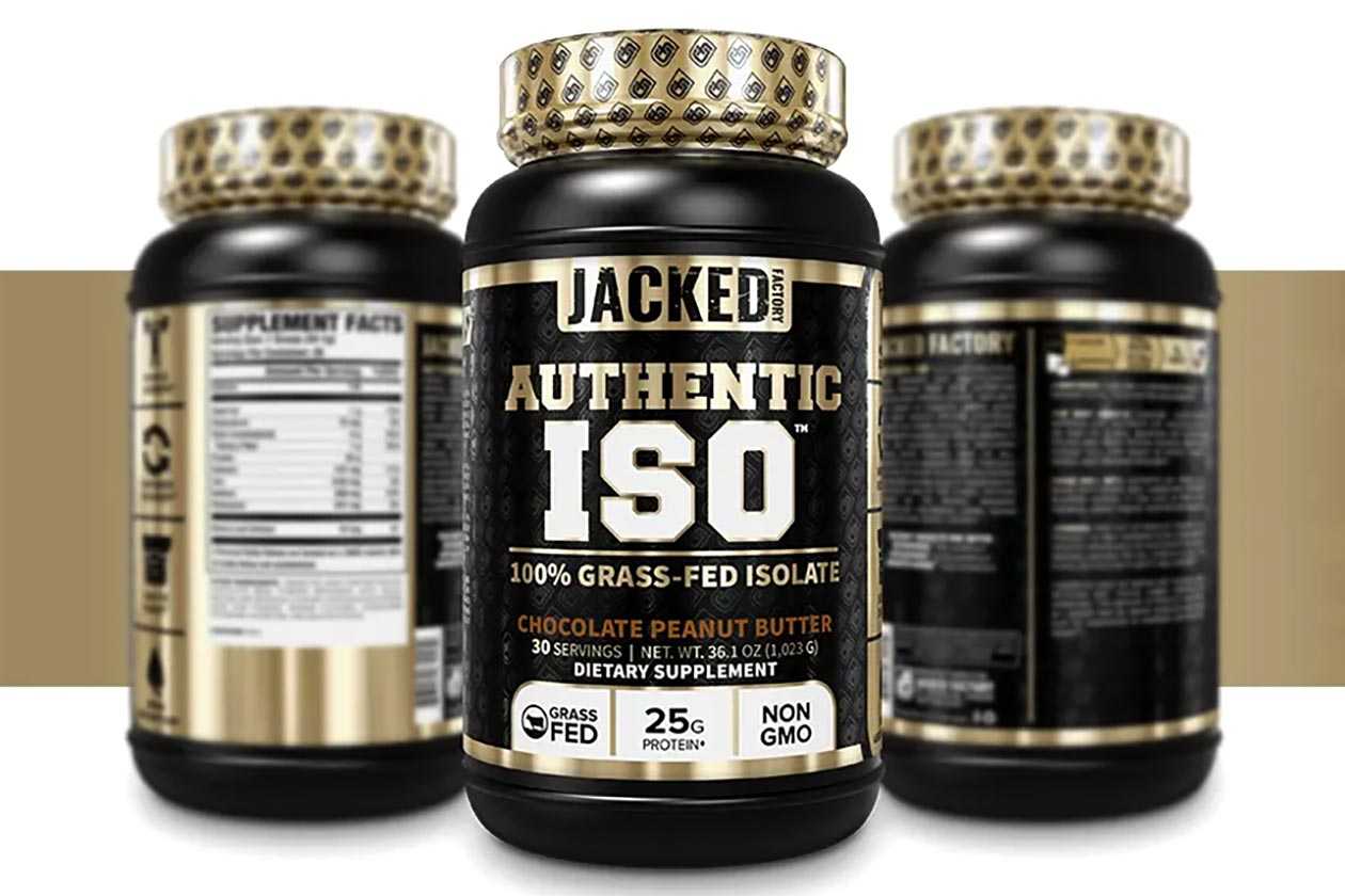 Jacked Factory Authentic ISO powered by fast absorbing whey isolate