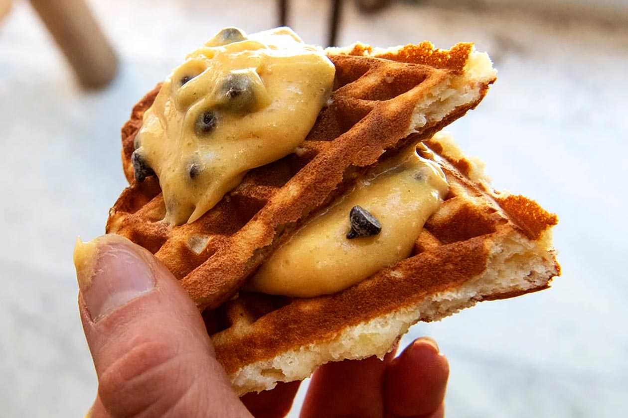 viking waffles protein cookie dough