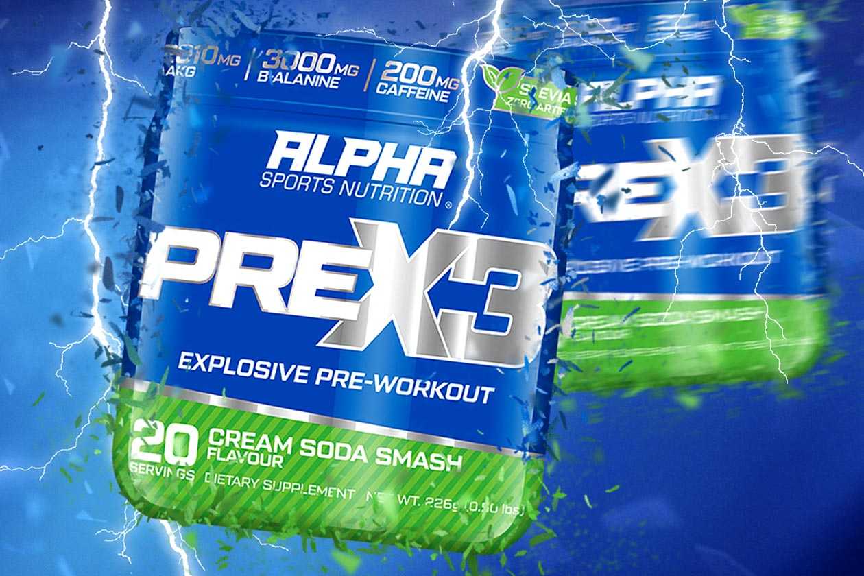 alpha sports nutrition pre x3