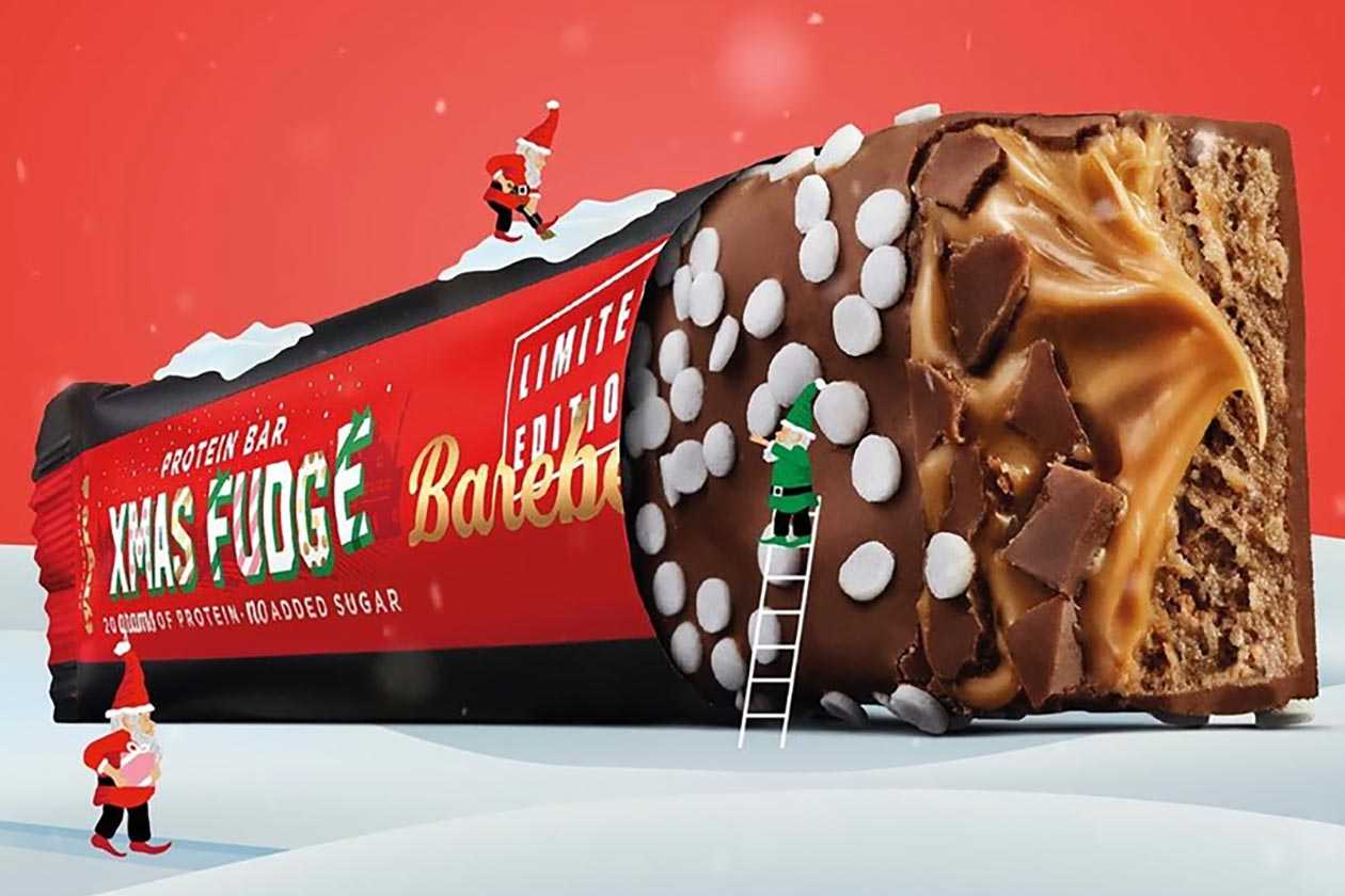 Barebells launches its top rated protein bar in a limited Xmas Fudge flavor