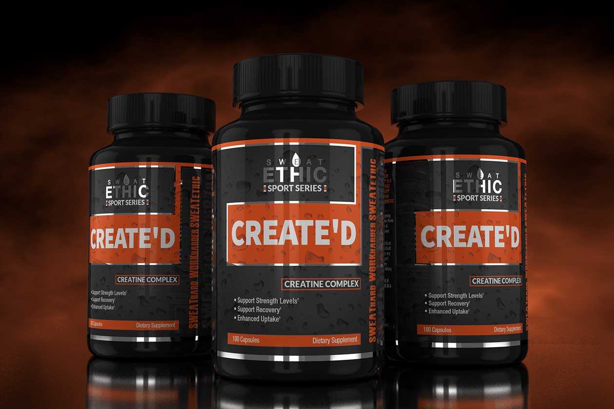 Sweat Ethic introduces its creatinebased supplement Create'd
