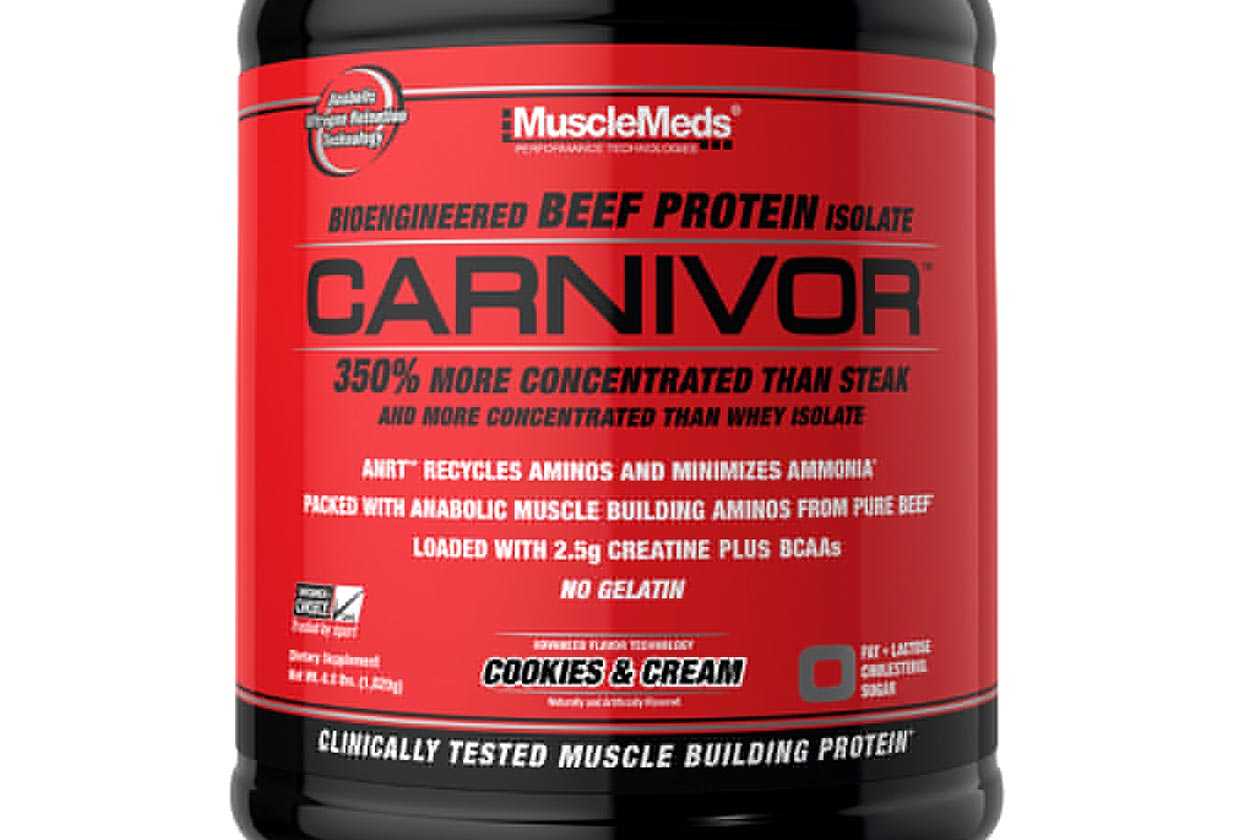 musclemeds cookies and cream carnivor