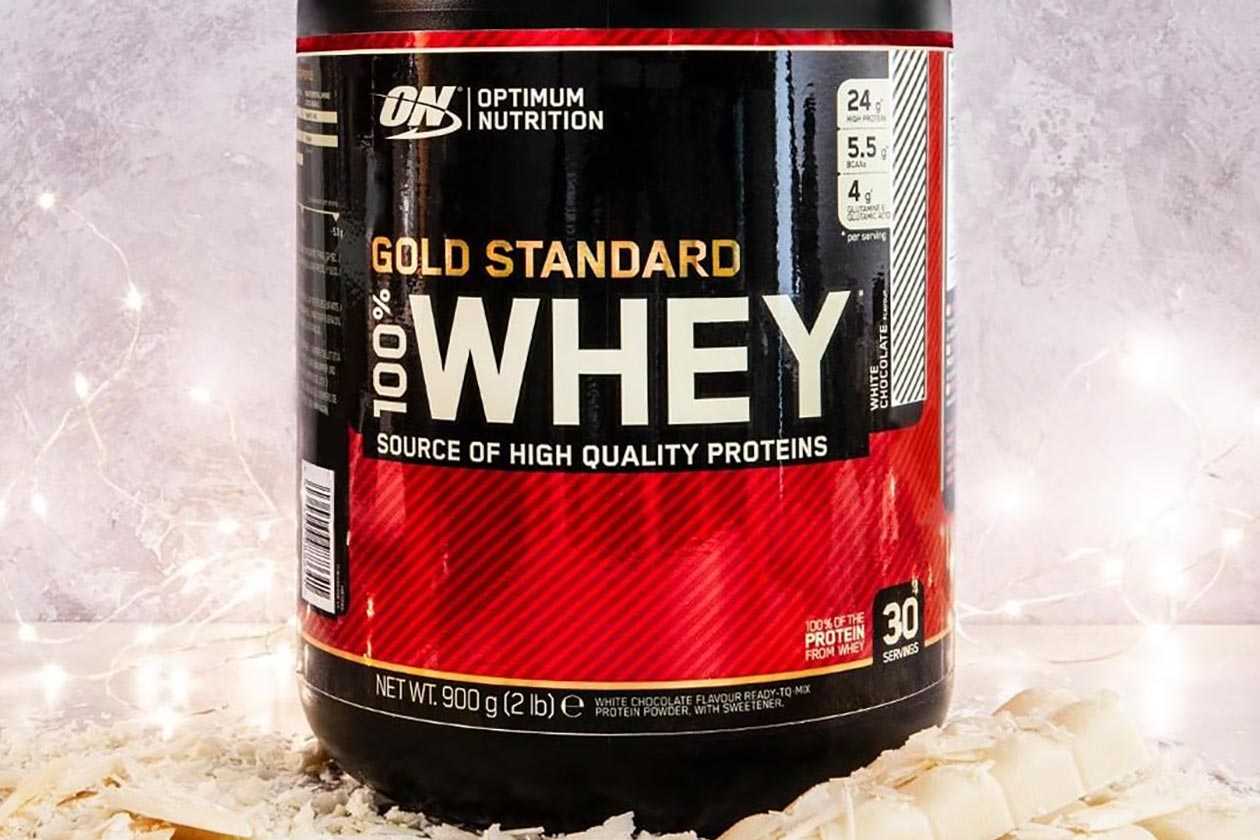 White Chocolate Gold Standard Whey launches in the UK for Christmas