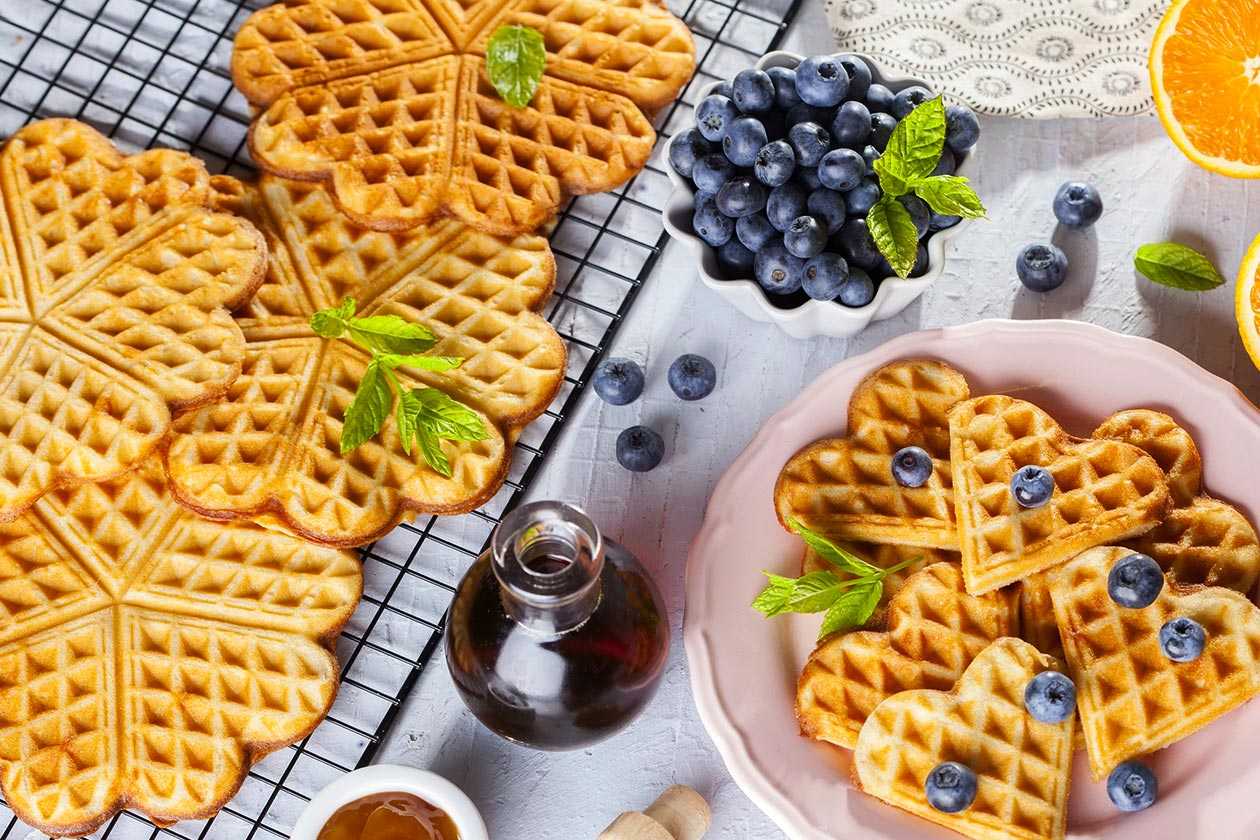 viking gingerbread protein waffles