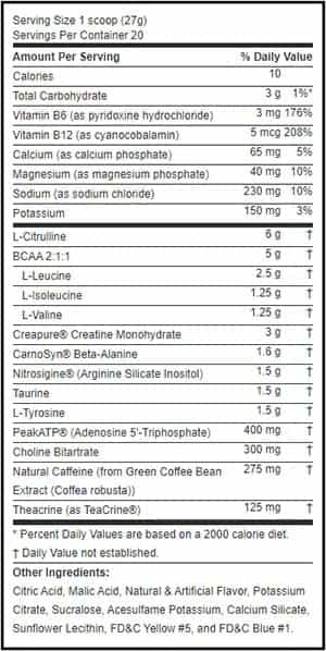 bodybuilding com scream pre workout