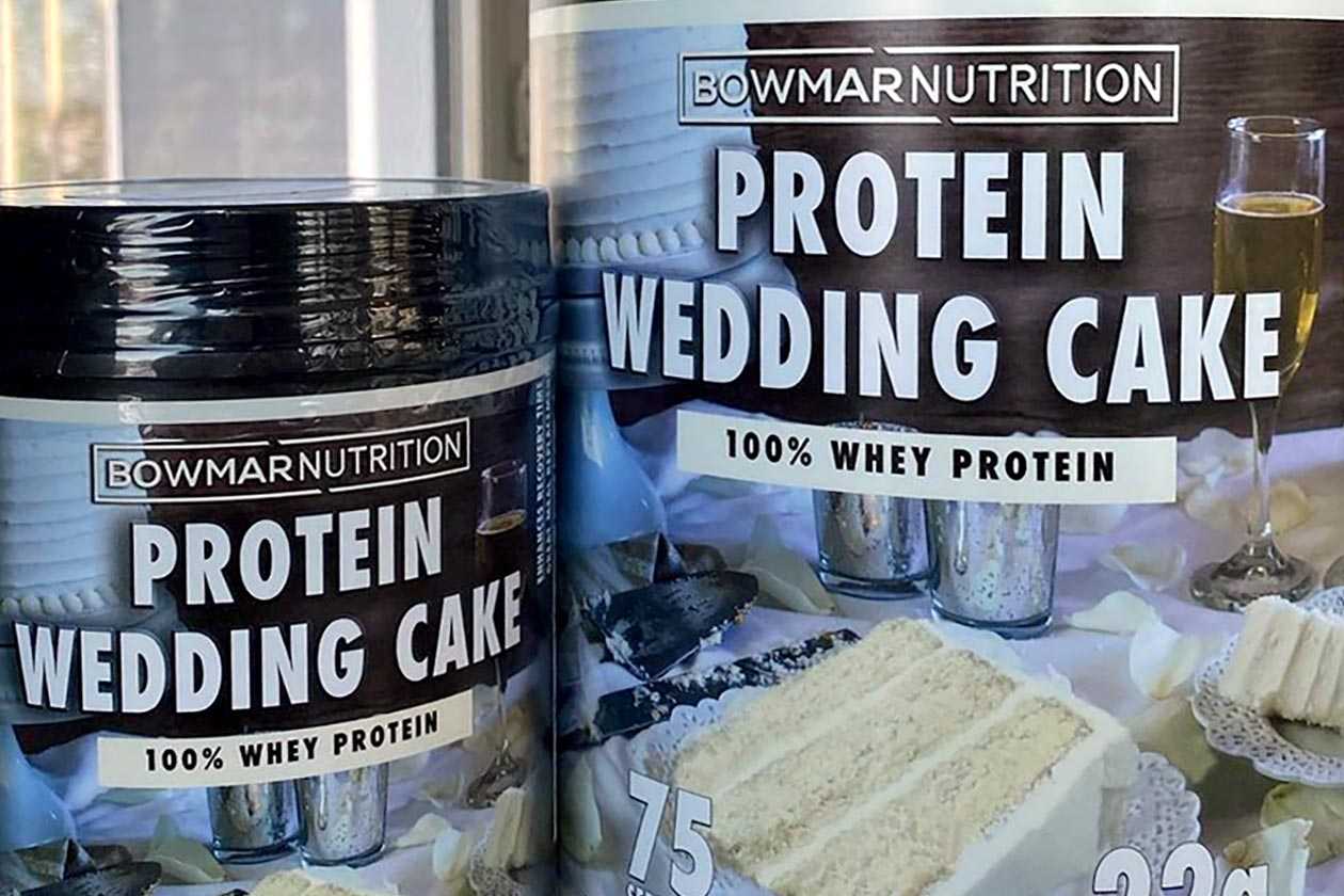 Wedding Cakeflavored protein powder coming this Friday from Bowmar