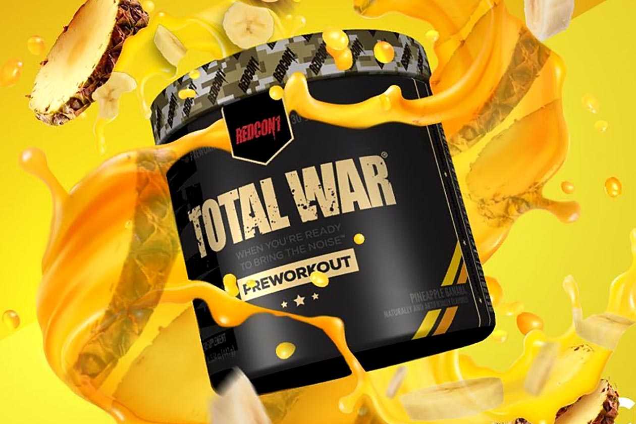Pineapple Banana flavor on the way for Redcon1's preworkout Total War