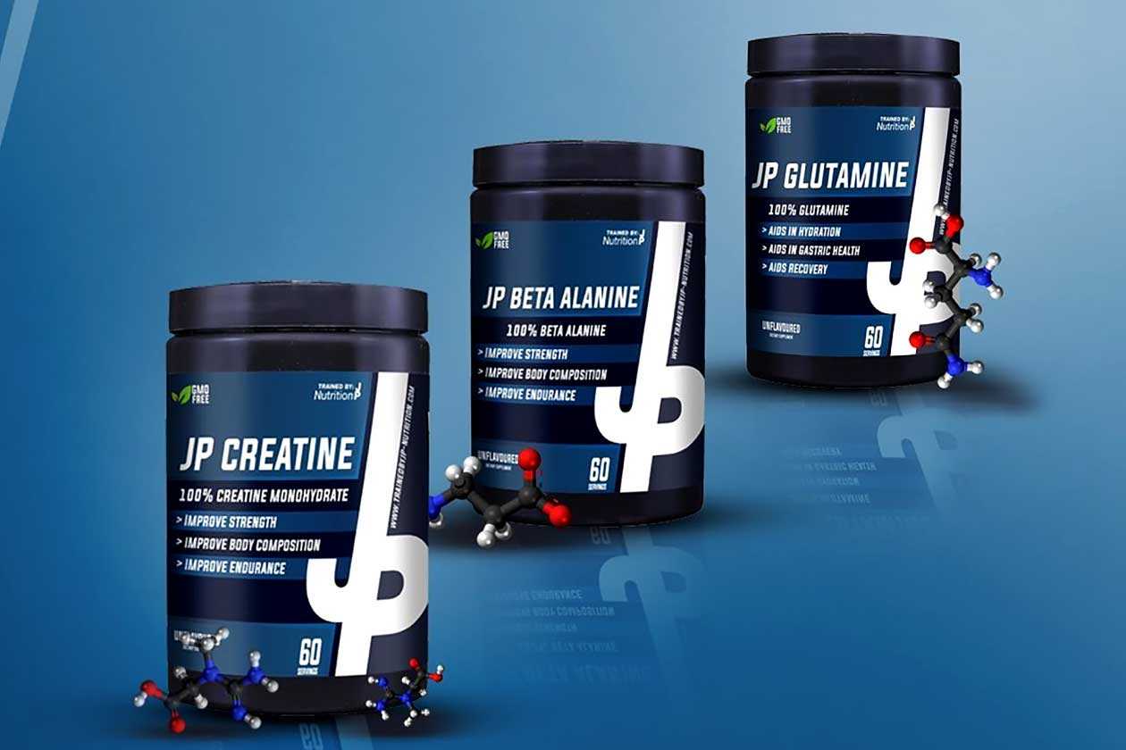 Trained By JP releases unflavored creatine, glutamine and betaalanine