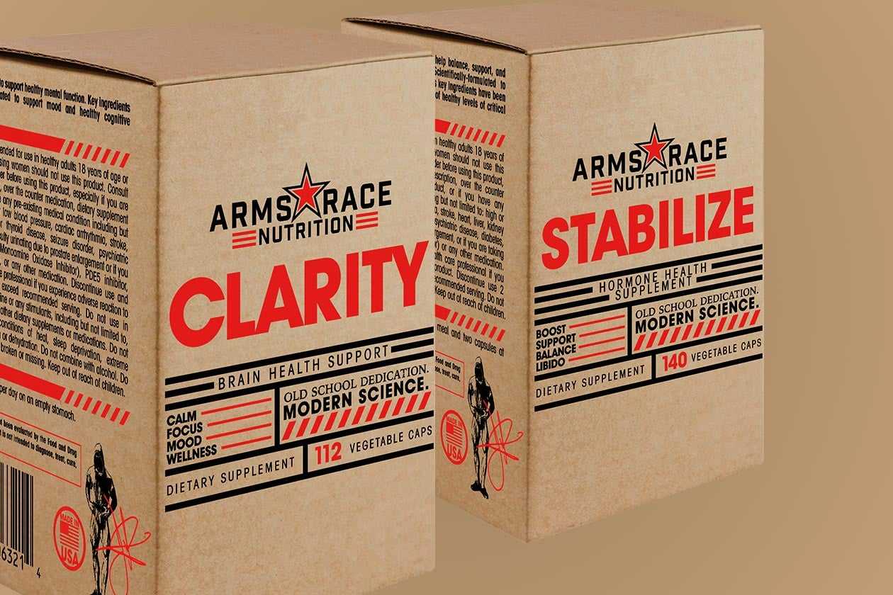 Arms Race Nutrition previews Stabilize and Clarity for launch in April