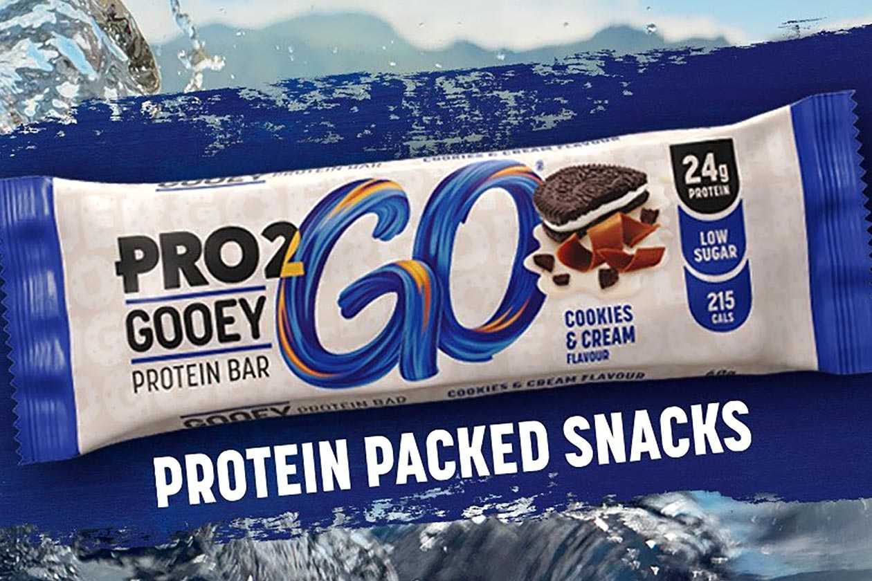 Pro 2Go announces a Cookies and Cream flavor for its Gooey Protein Bar